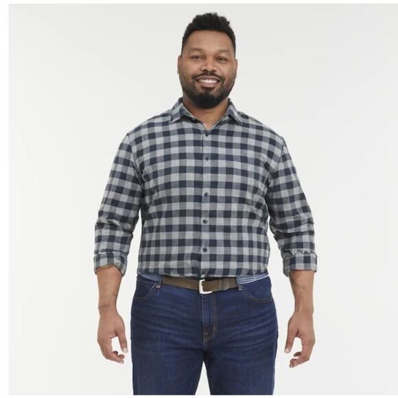 Johnnie-O Brian Blue Hangin Out Long Sleeve Button Down Shirt Men's Size XL - Picture 9 of 13